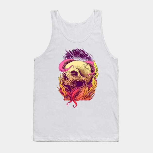 skulltacle Tank Top by iqbalgarint